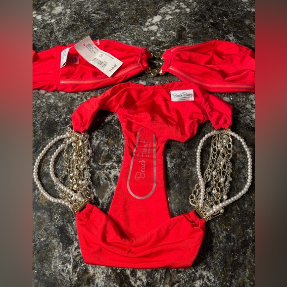 NWT beach bunny bikini Gimme More bandeau XL set - Picture 10 of 12